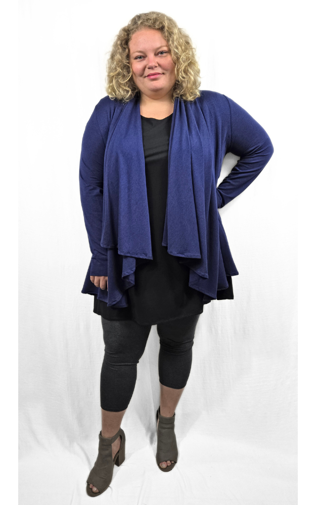 Princess Wrap Cardigan Flight Blue