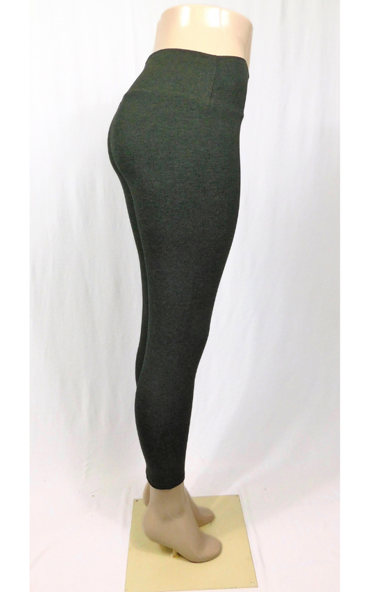 Bamboo Capri Leggings Tights - Forest Green