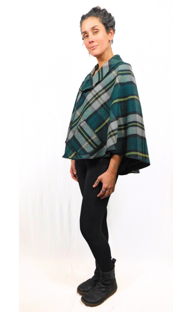Tartan 2025 cape coat
