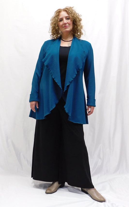 Bamboo Fleece Jacket Lettuce Edge