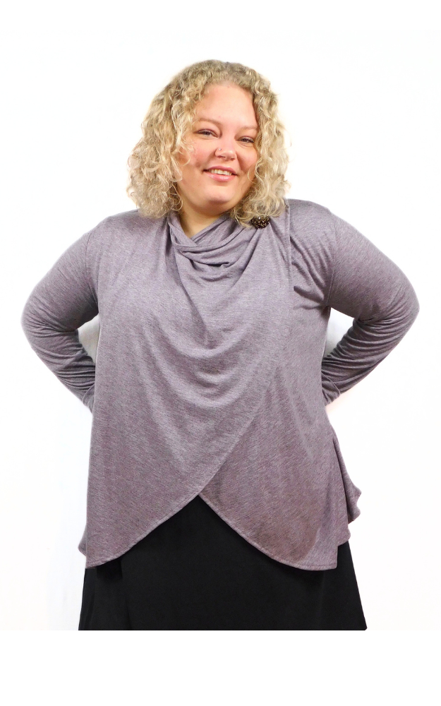 Plus size 2025 wrap cardigan