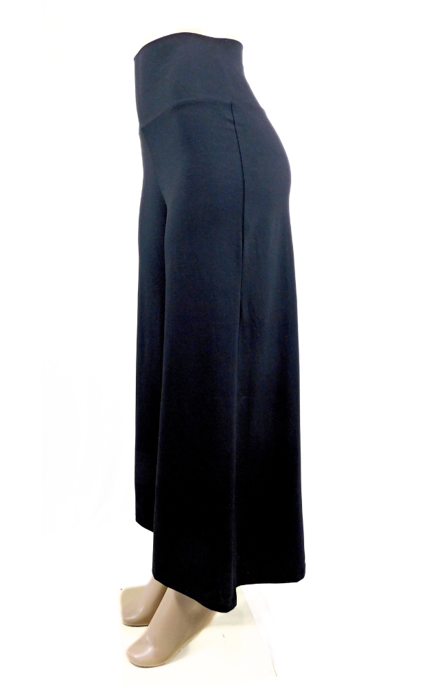 Tencel Xtra Wide Long Pant Black Brenda Laine Designs