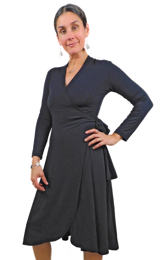 Wrap Dress - Black