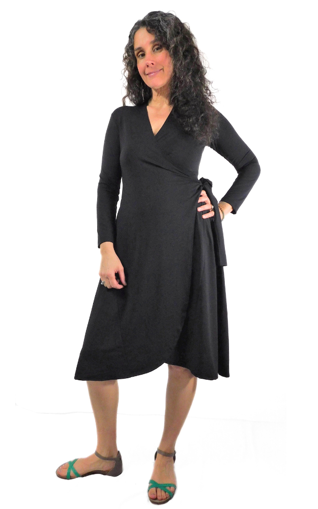 Wrap Dress - Black