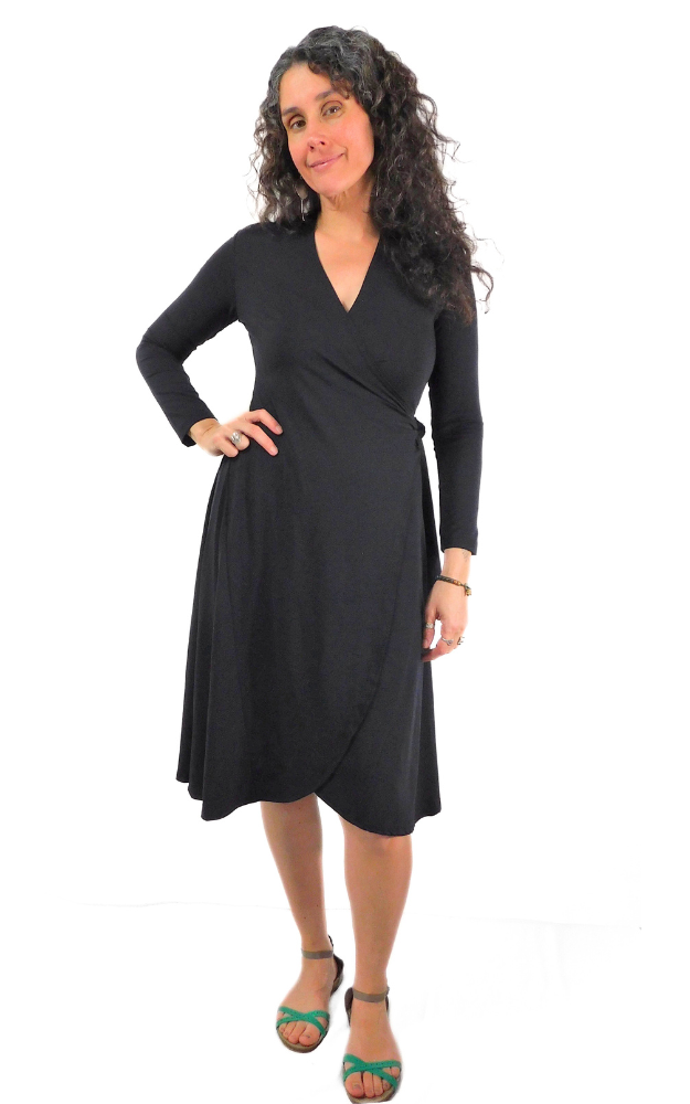 Wrap Dress - Black