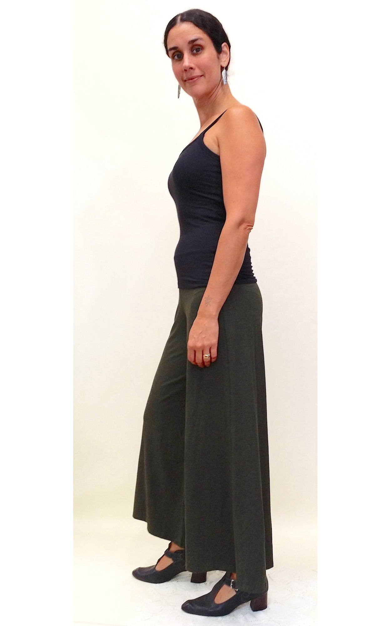 Bamboo Xtra Wide Pant Green or BLACK Mid-Weight